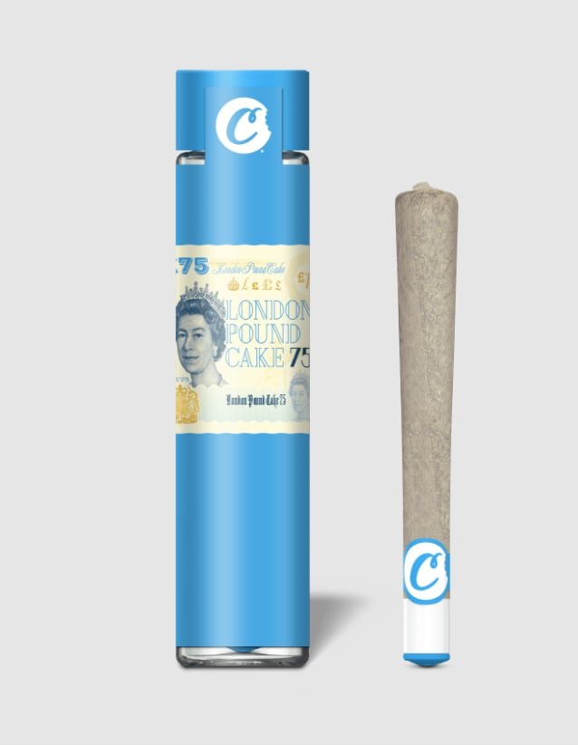 Cookies London Pound Cake 75 pre roll
